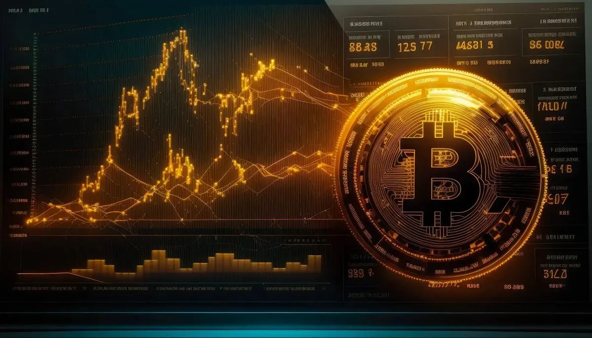 Secure cryptocurrency exchange trading volume statistics shown